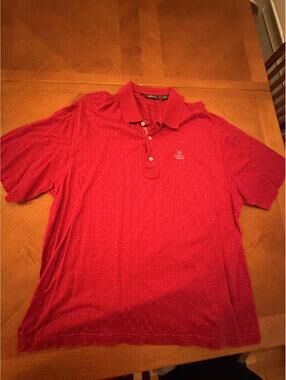 Vintage Bobby Jones Prestwick 1851 Red Polo Shirt XXL